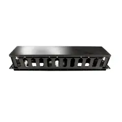 GENERICO - Ordenador De Cables Para Rack 19 2u Plastico 12 Ranuras