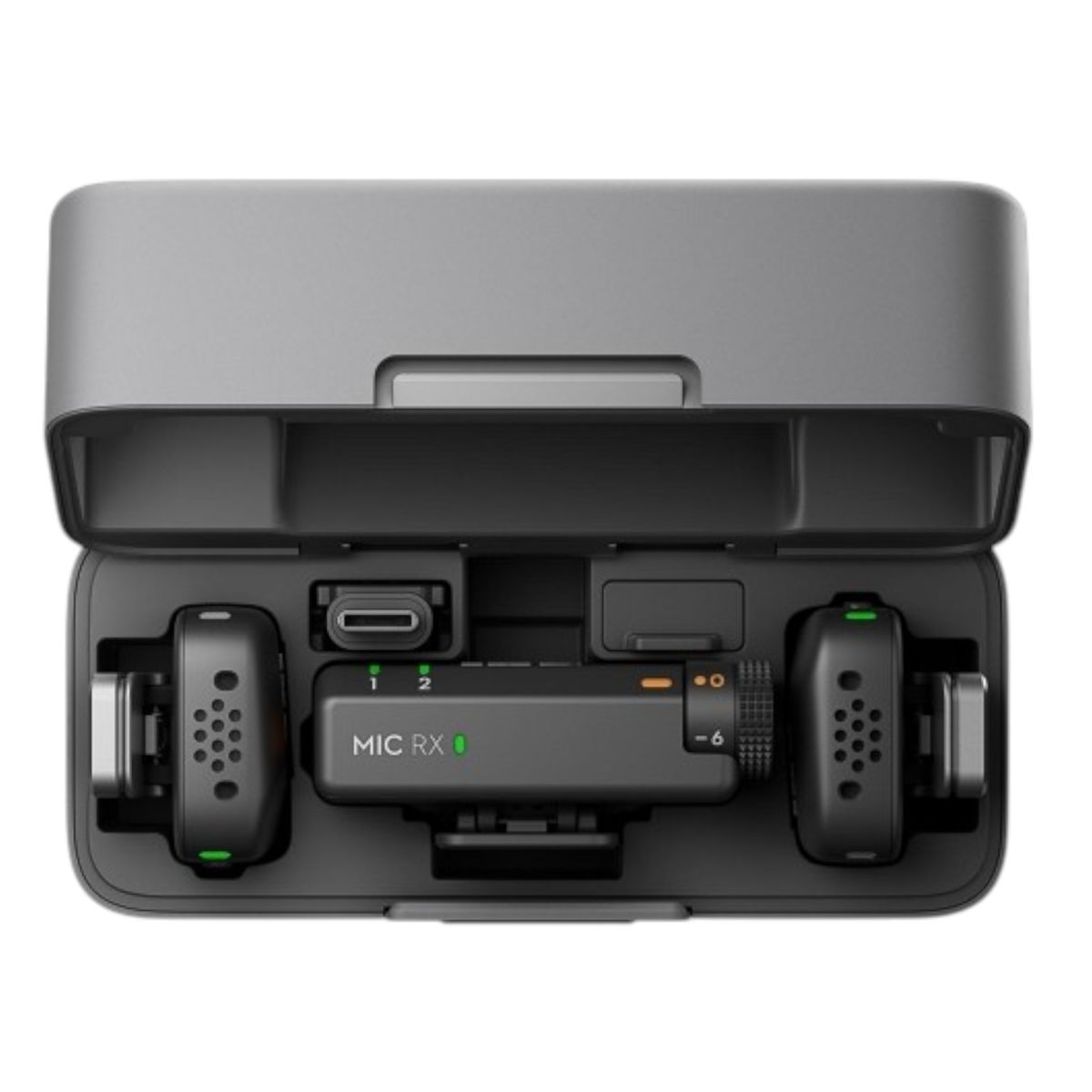 DJI - Micrófono DJI Mic Mini 2 Transm + Receptor y Estuche de Carga