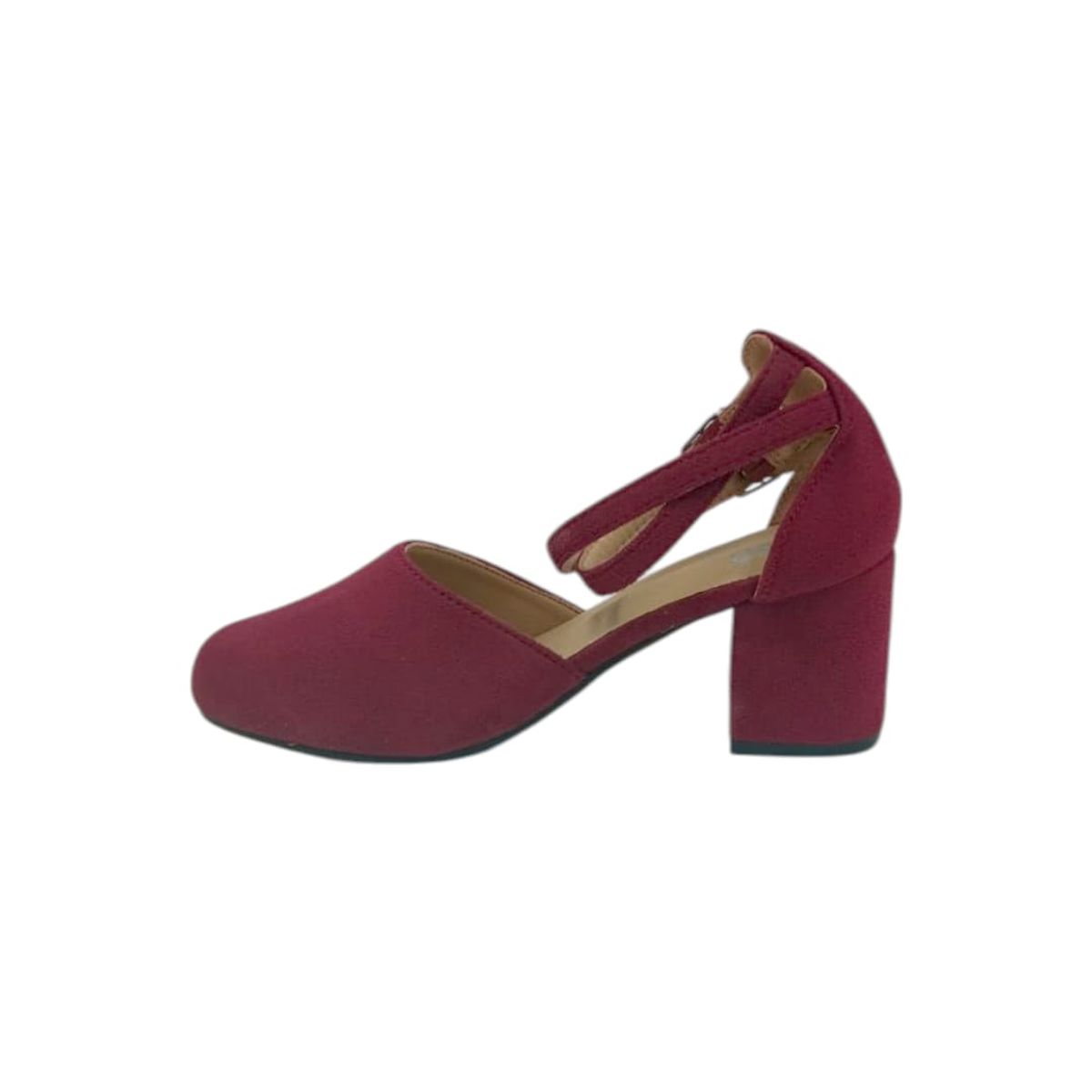 HERIEL - Zapato Burdeos Gamuza Mujer