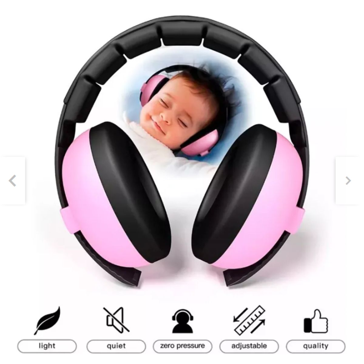 GENERICO - Auricular Niño Antiruido Dormir Bebé Orejera Tapón Oído