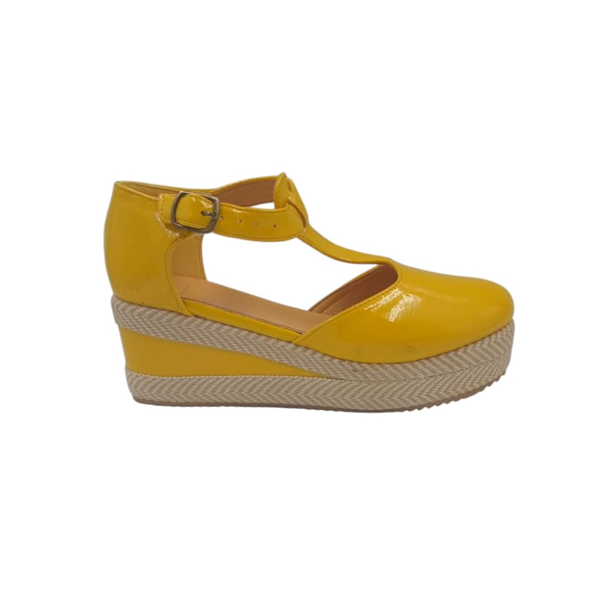 HERIEL - Zapato Panchita Amarillo Charol