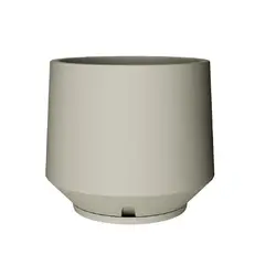 FLORIDIS - MACETERO CEMENTO MODELO BERLIN 41CM ALTO CON PLATO