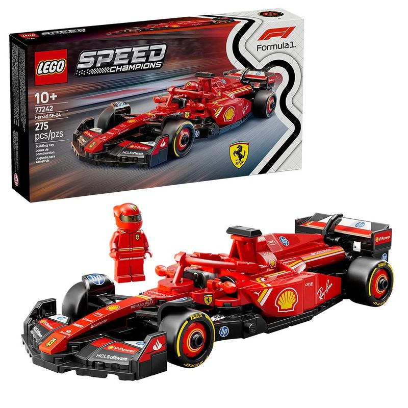 LEGO - Lego Speed Champions Auto de Carreras Ferrari SF-24 F1 - 77242