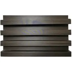 GENERICO - Caja 10 Unidades Madera Compuesta Wall Panel Color Chocolate