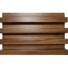 GENERICO - Caja 10 Unidades Madera Compuesta Wall Panel Color Caramelo