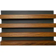 GENERICO - Caja 10 UN Madera Compuesta Wall Panel Color Caramelo F/ngro