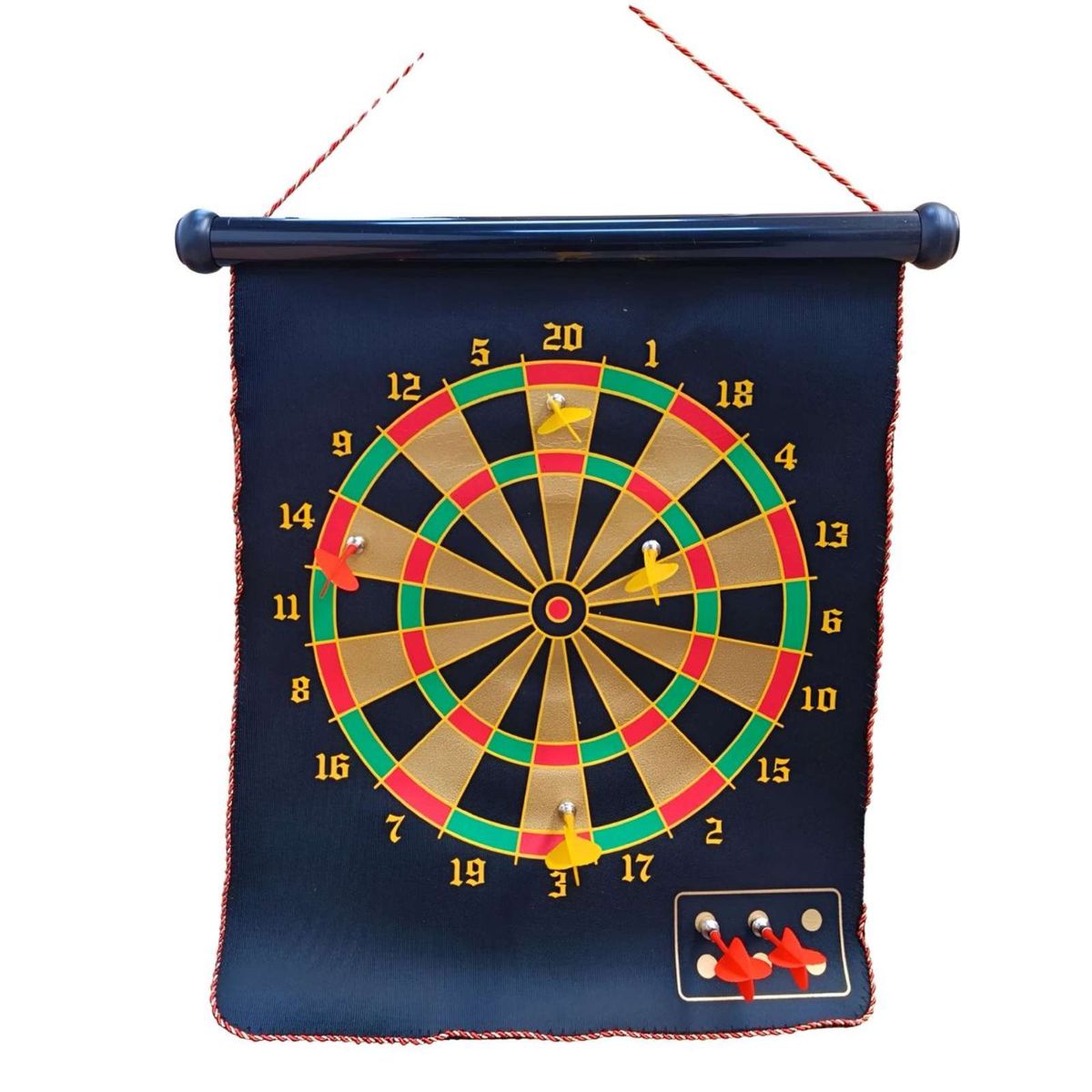 GENERICO - DARDOS IMANTADOS INFANTIL CON TABLERO ENROLLABLE