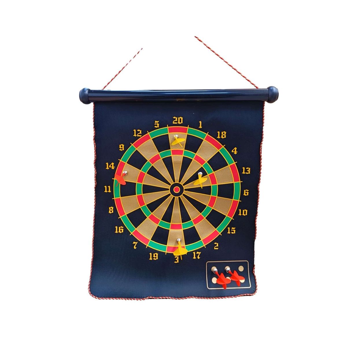 GENERICO - DARDOS IMANTADOS INFANTIL CON TABLERO ENROLLABLE