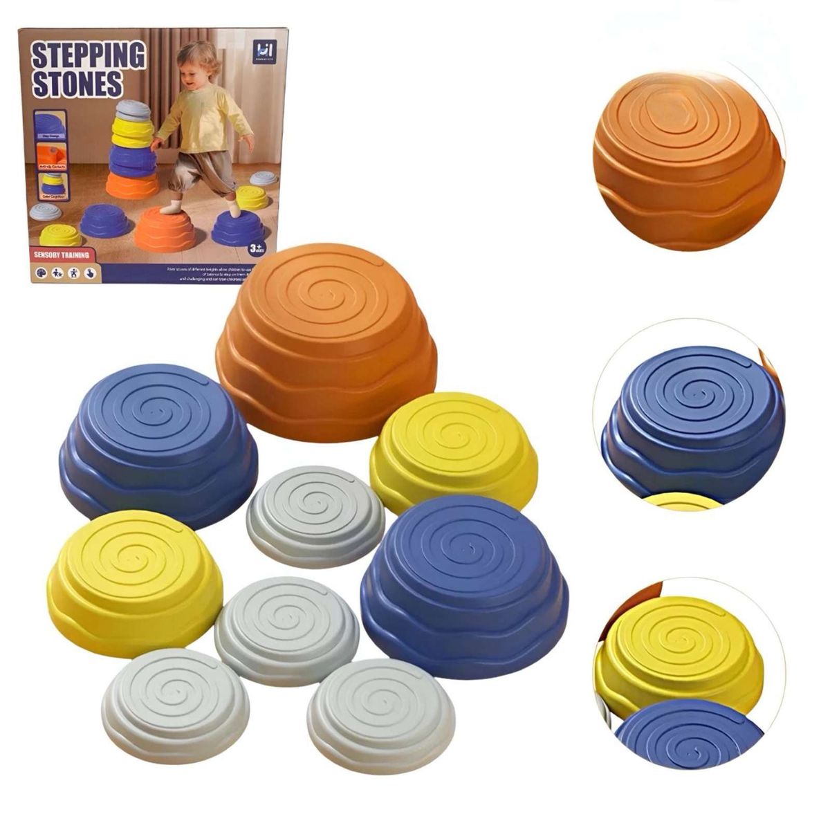 GENERICO - CANCHA DE OBSTÁCULOS INFANTIL STEPPING STONES