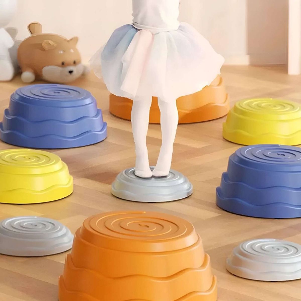 GENERICO - CANCHA DE OBSTÁCULOS INFANTIL STEPPING STONES