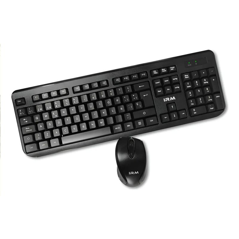 GENERICO - Set Kit Teclado Mouse Wireless 24ghz Irm Incluye Tecla Ñ KM02