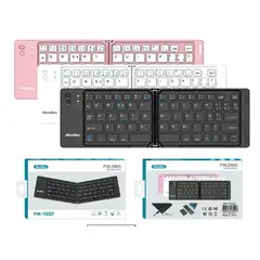 GENERICO - Mini-teclado B023 Bluetooth Portátil Inalámbrico Recargable Plegable
