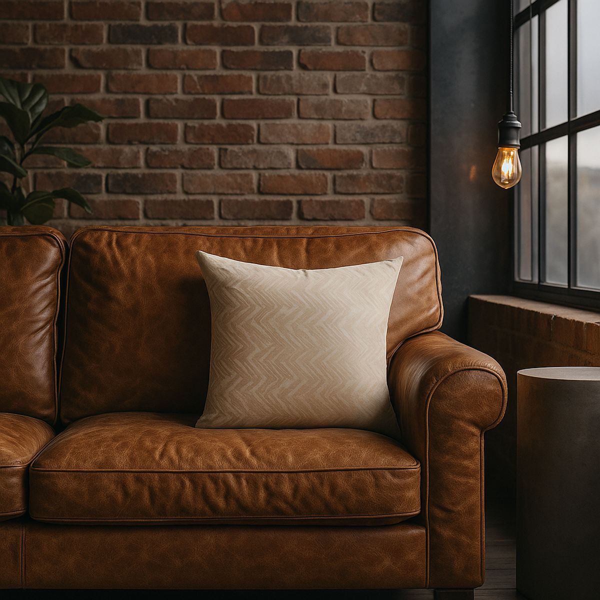 ARMONIA - Cubre cojín texturizado beige 45x45 diseño moderno hogar 760