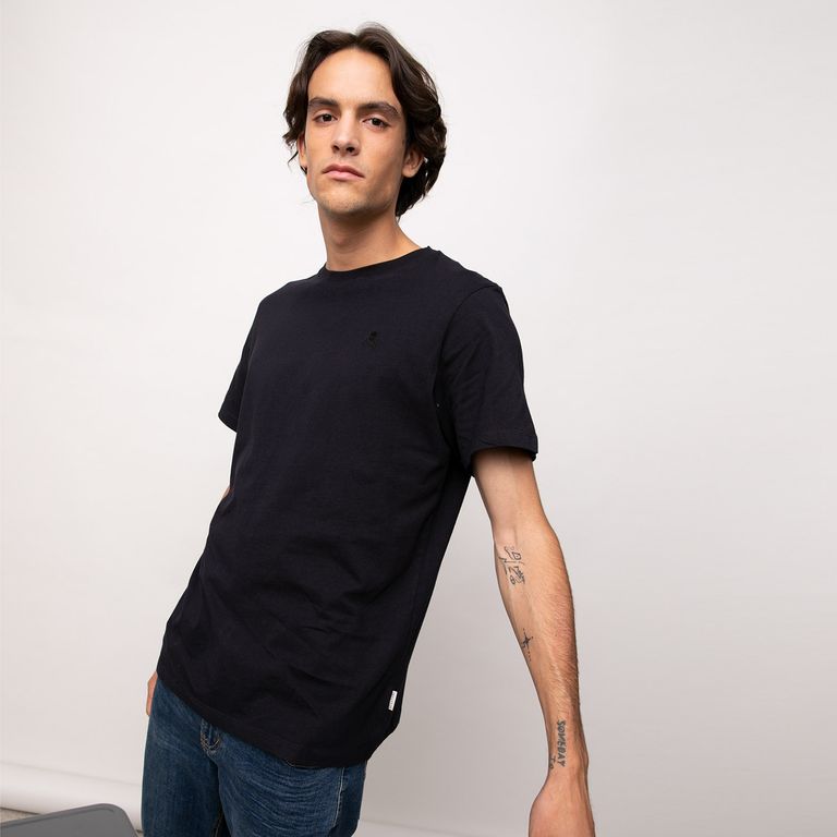 Polera Manga Corta Algodón Hombre