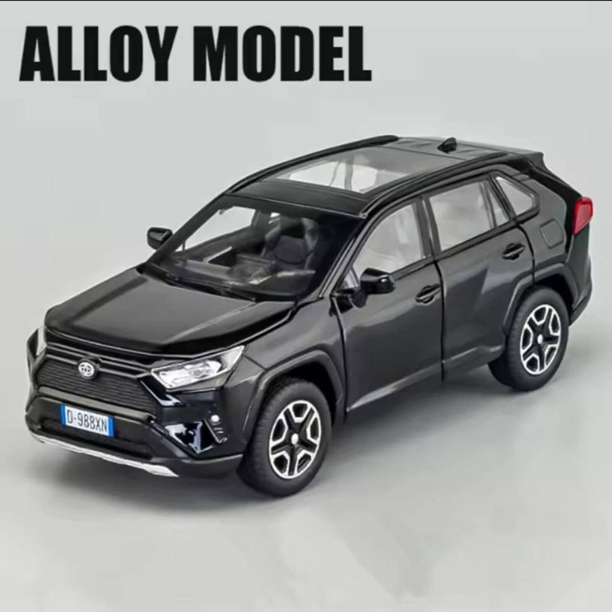 GENERICO - Nissan RAV4 automóvil de colección escala 1 :32 negro