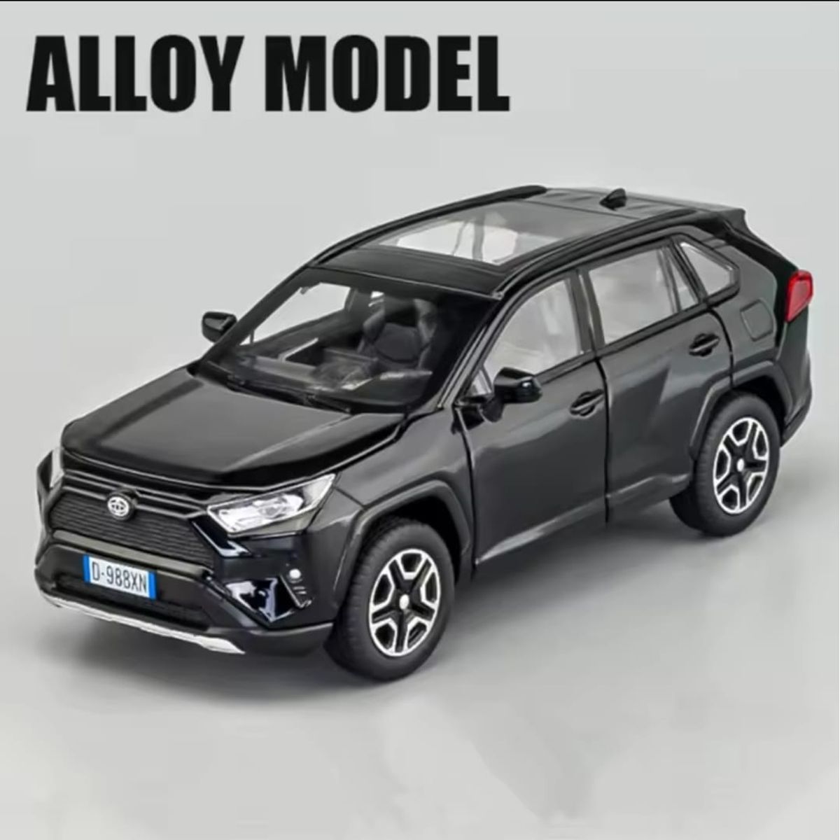 GENERICO - Nissan RAV4 automóvil de colección escala 1 :32 negro