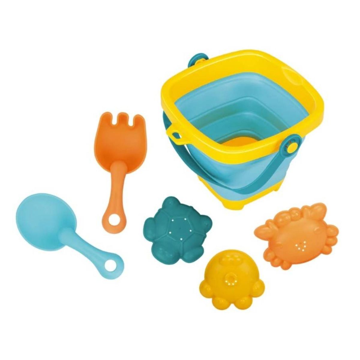 GENERICO - Juguete Balde De Playa Plegable Con Accesorios Huanger