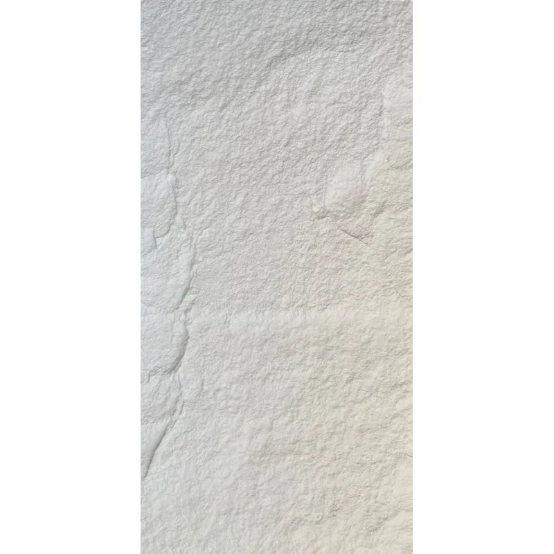GENERICO - Revestimiento Piedra Pu Color Blanco 120x60cm