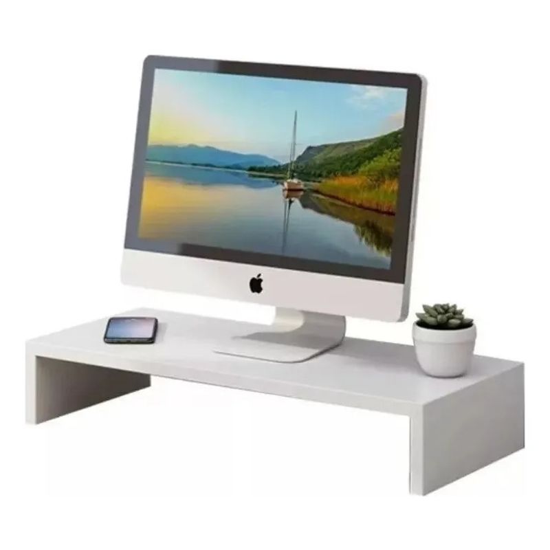 GENERICO - Elevador De Monitor Armable Madera Escritorio Oficina