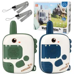 LUKOVEE - Walkie Talkies Radios Para Niños Carga Usb Y Brújula 2piezas