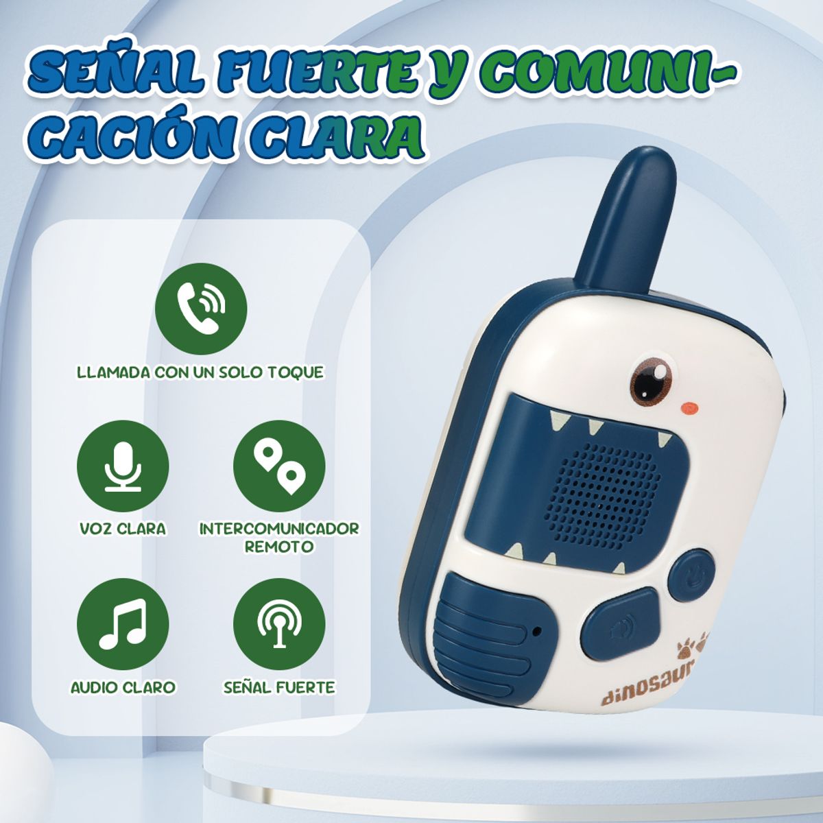 LUKOVEE - Walkie Talkies Radios Para Niños Carga Usb Y Brújula 2piezas