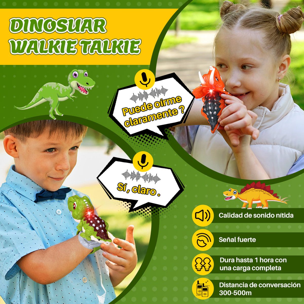 LUKOVEE - Radio Transmisor Walkie Talkie Para Niños Juguetes Camuflaje