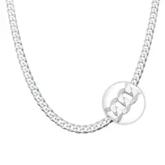 GENERICO - Cadena plata 925 grumet 60cm 4,5mm