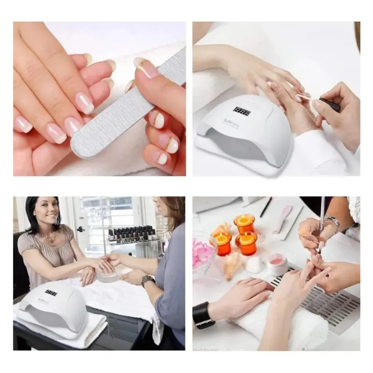 GENERICO - Lámpara de Uñas Manicure x5 UV LED