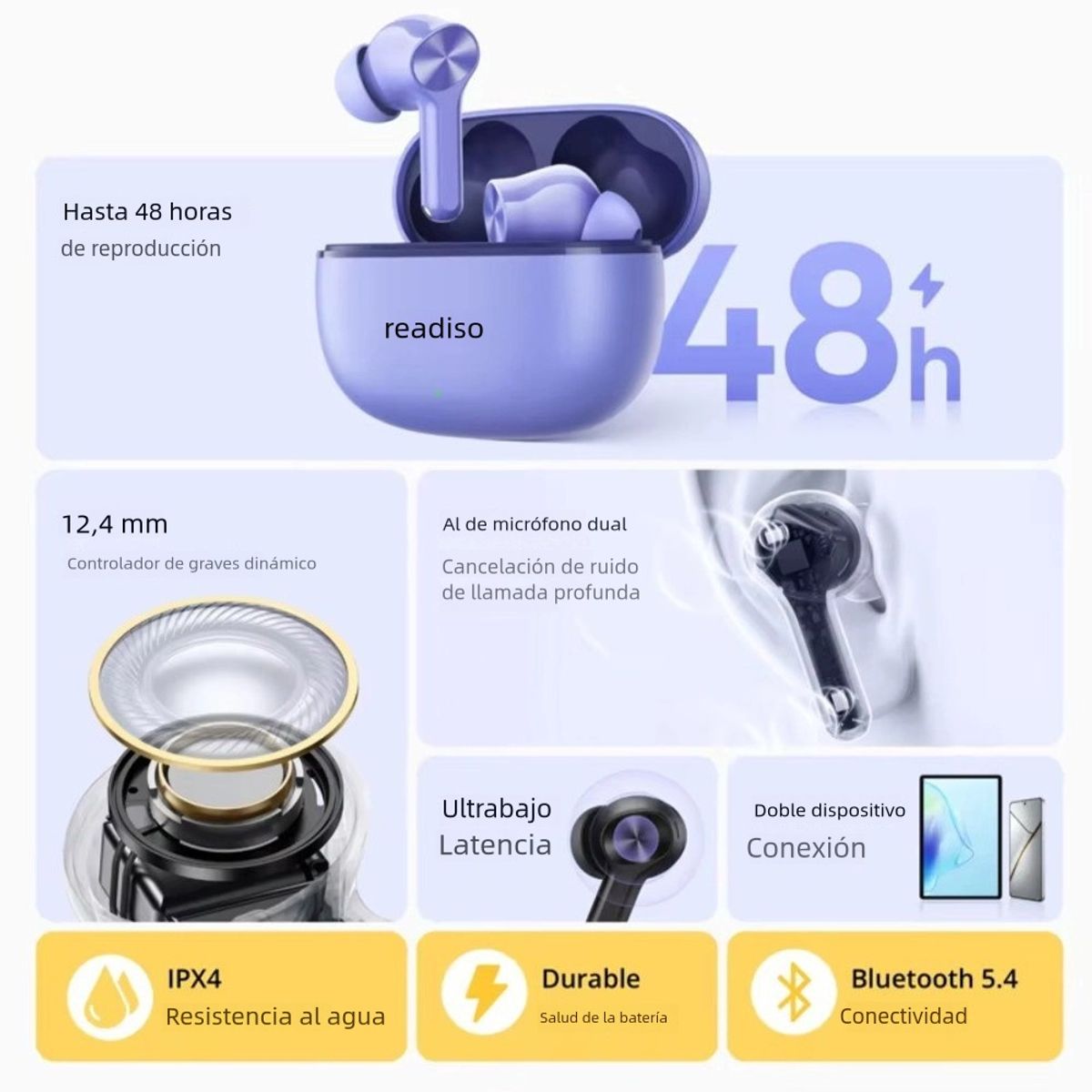 REALME - Audífonos Bluetooth Realme Buds T200 Lite Negro