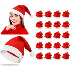 KUANGYE - Pack X20 Gorro Viejo Pascuero Gorro Navidenos Gorro Pascuero