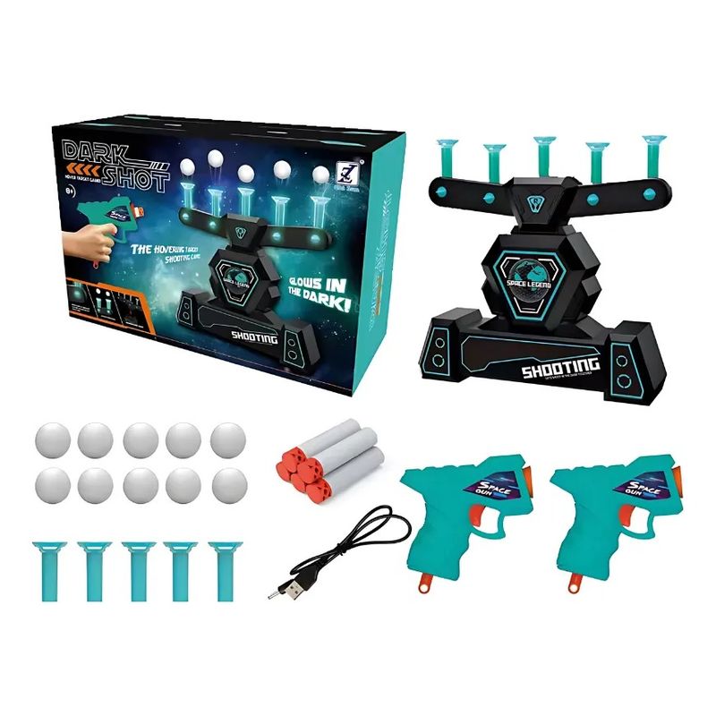 GENERICO - Juego De Puntería Tiro Al Blanco Dardos Pelotitas Flotantes