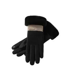 BLWOENS - Guantes de abrigo de invierno para mujeres - Negro