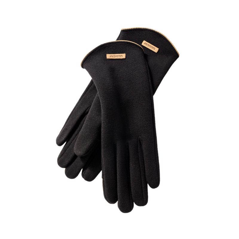 BLWOENS - Guantes de abrigo de invierno para mujeres - Negro