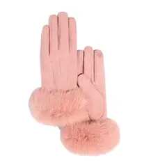 BLWOENS - Guantes de abrigo de invierno para mujeres - Rosa