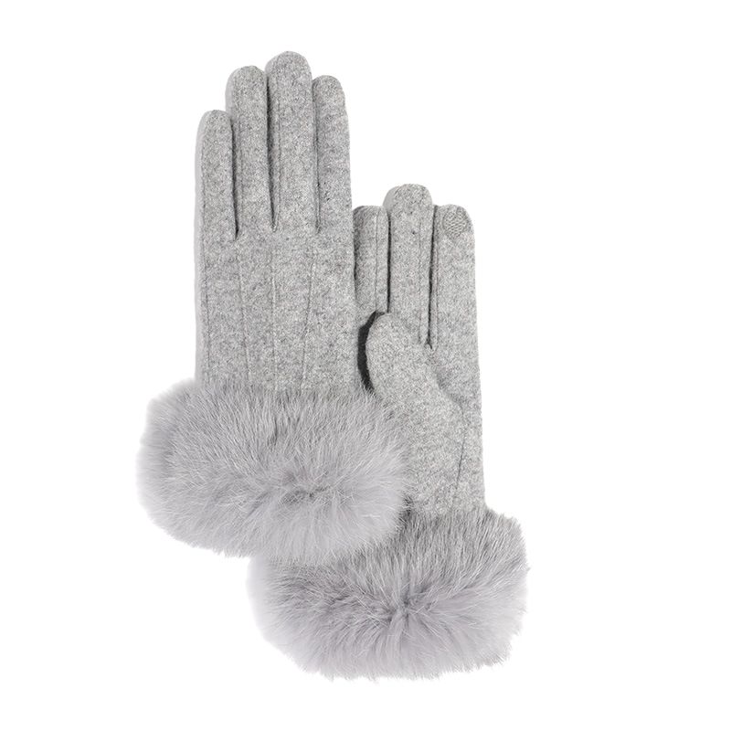 BLWOENS - Guantes de abrigo de invierno para mujeres - Gris