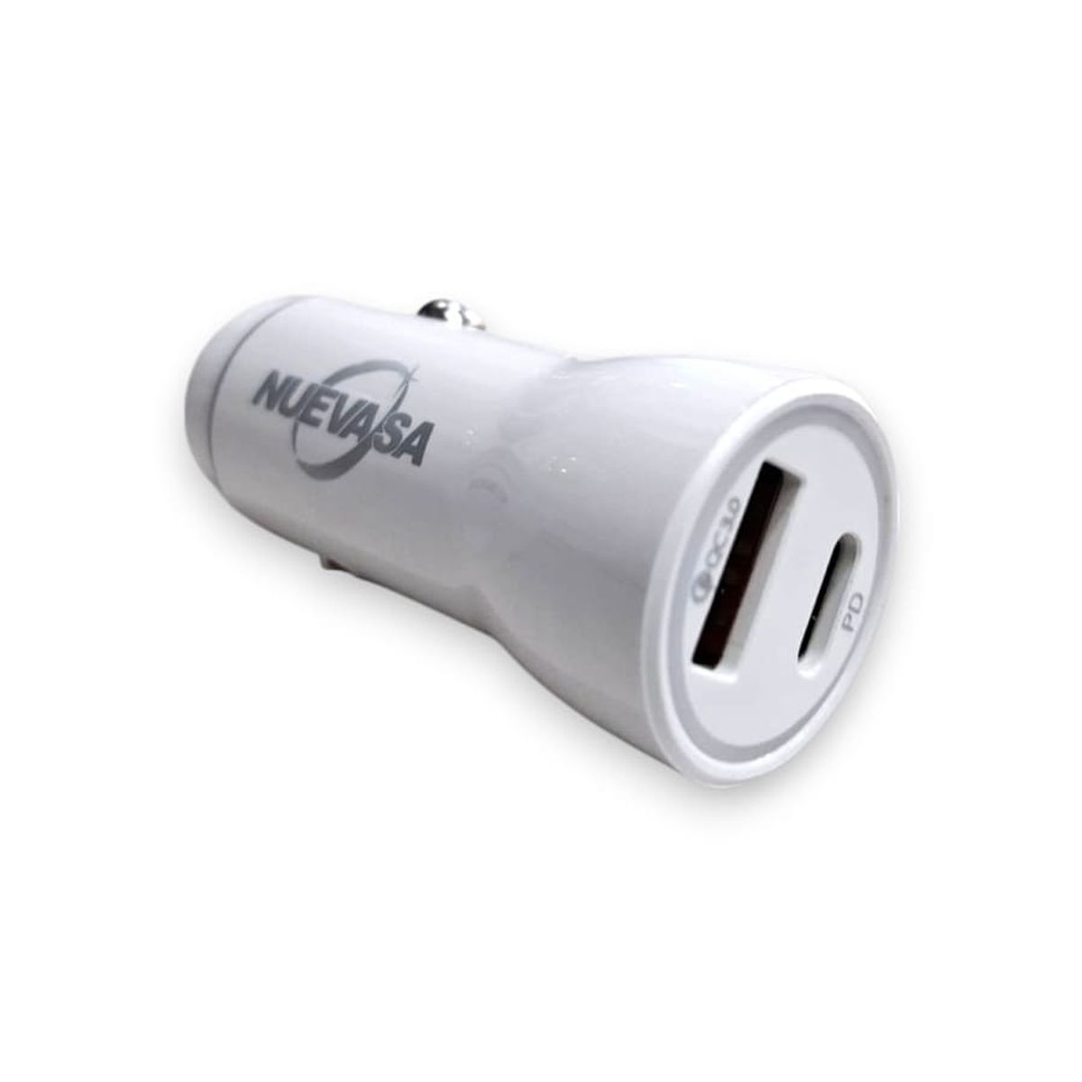 Cargador Auto Usb Y Tipo C12v-24v Carga Rápida 20w Mini NVS-233 Pack 6, marca MALIK - Foto Principal