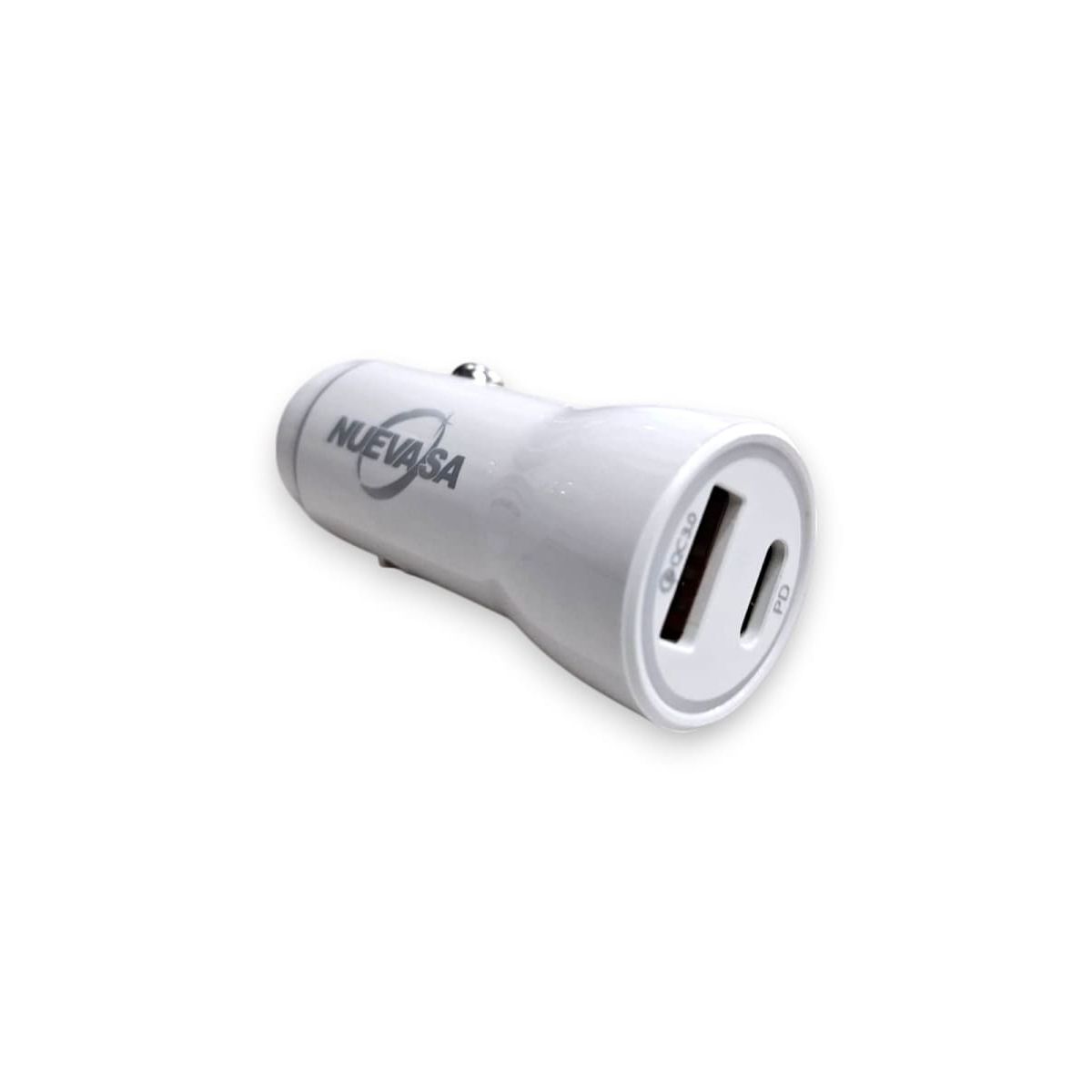 Cargador Auto Usb Y Tipo C12v-24v Carga Rápida 20w Mini NVS-233 Pack 6, marca MALIK - Foto Principal