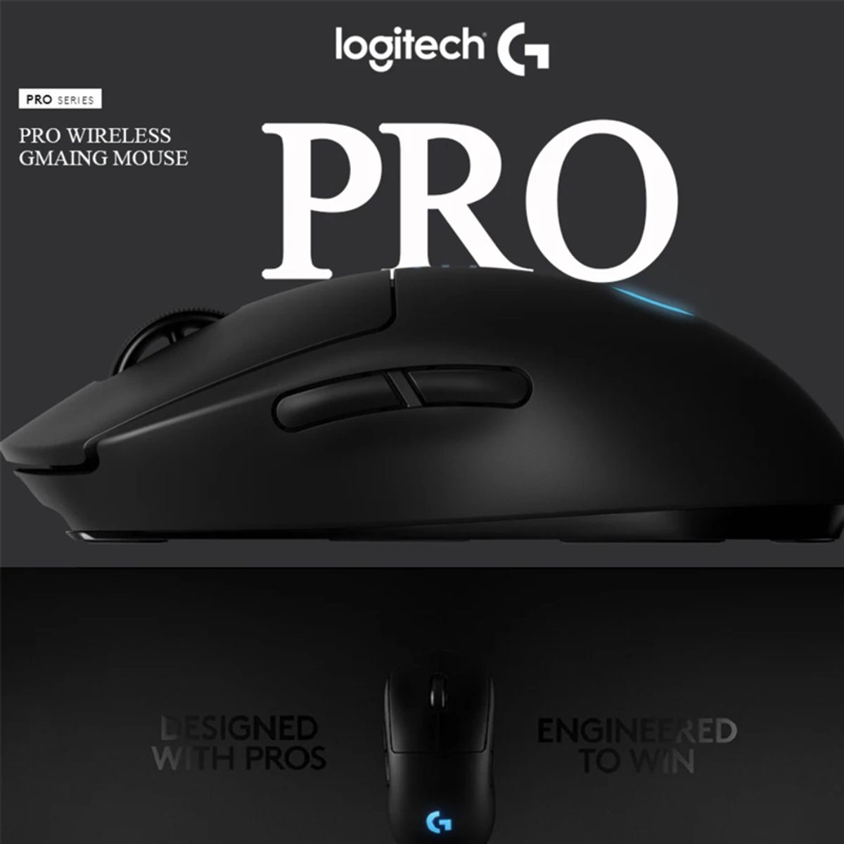 LOGITECH - Mouse Gamer Inalámbrico Logitech G Pro Wireless-Negro Y Estuche