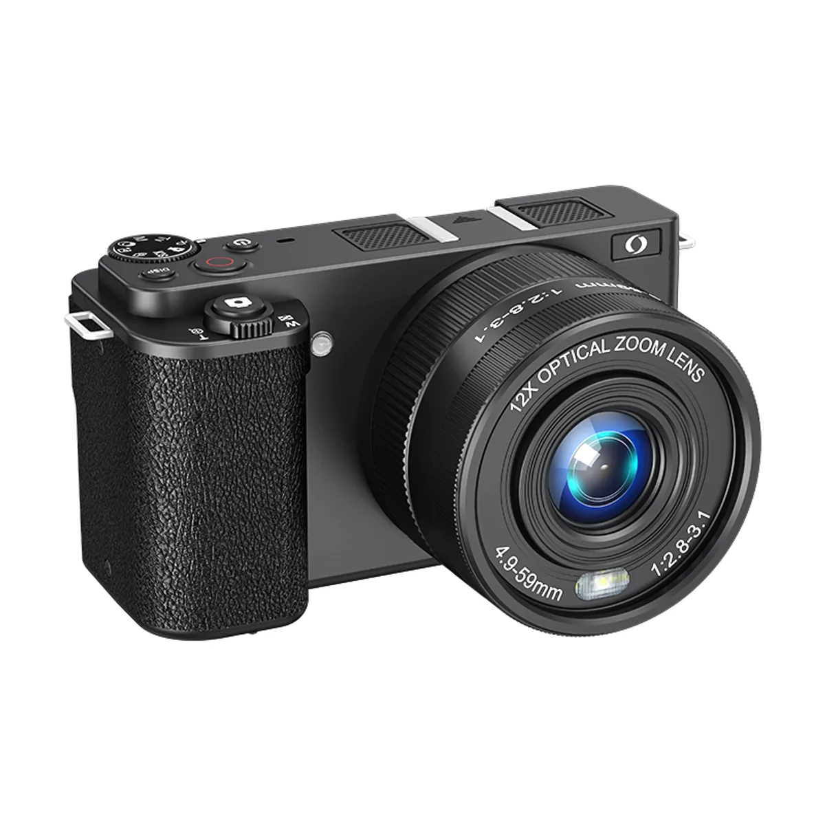 RENVMEXY - ¡Cámara 4K Zoom Óptico 10X y WiFi Pantalla Giratoria para Vlogs