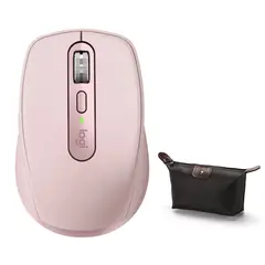 LOGITECH - Mouse Inalambrico MX Anywhere 3S Bluetooth Rosa y Estuche
