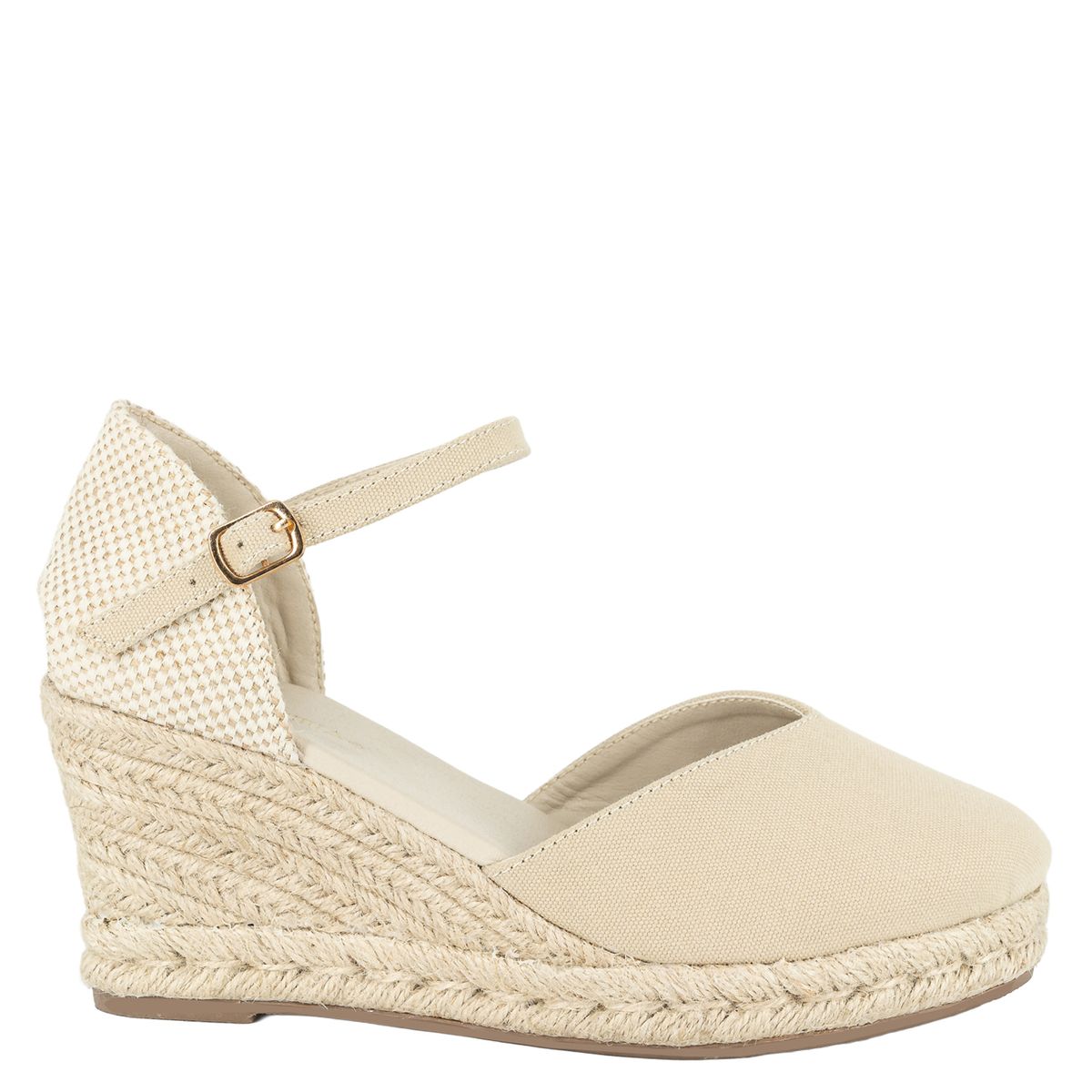 ALQUIMIA - Sandalia Yute Mujer Beige Sole Alquimia