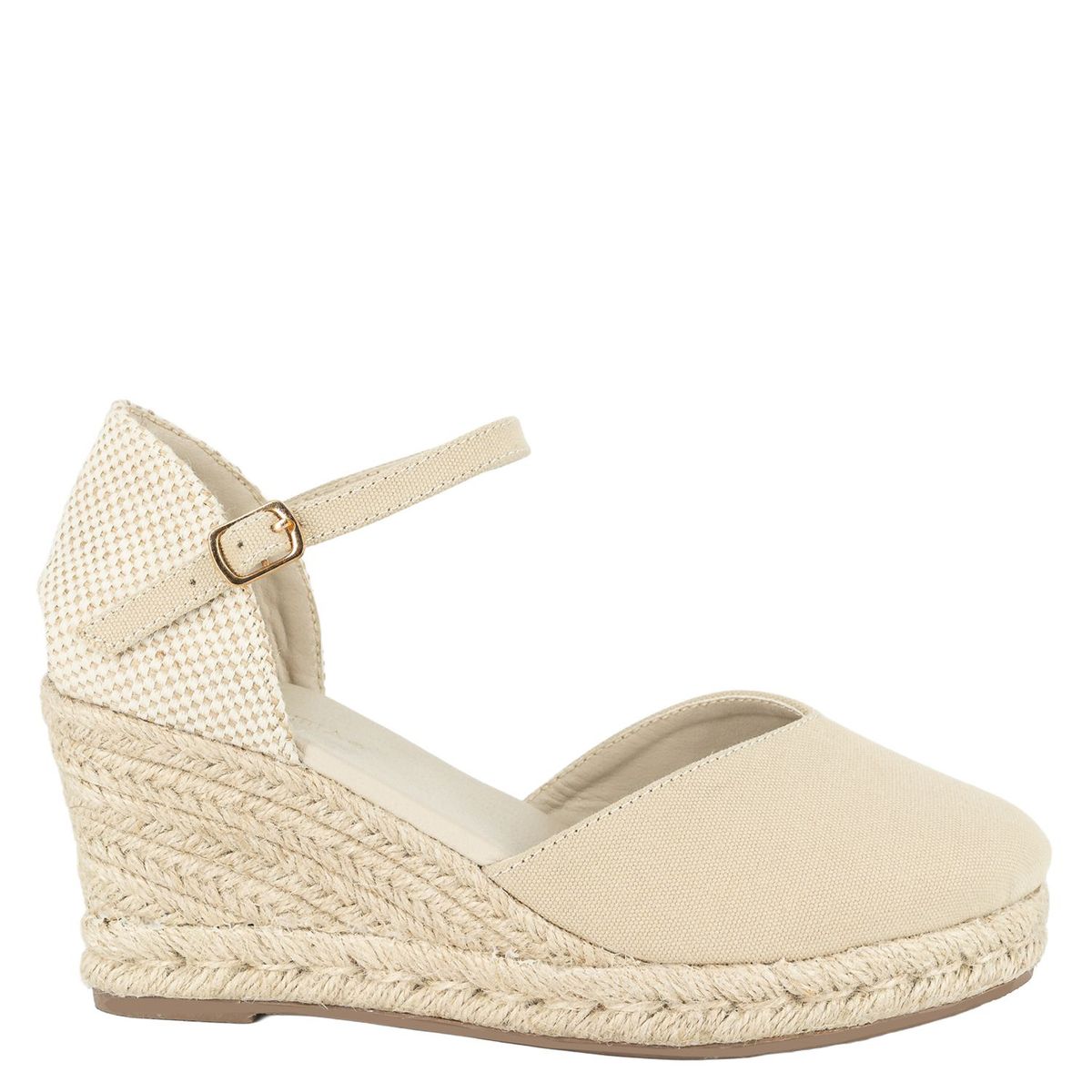 ALQUIMIA - Sandalia Yute Mujer Beige Sole Alquimia
