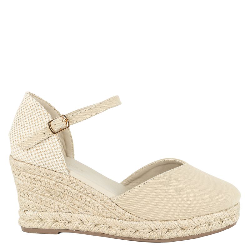 ALQUIMIA - Sandalia Yute Mujer Beige Sole Alquimia