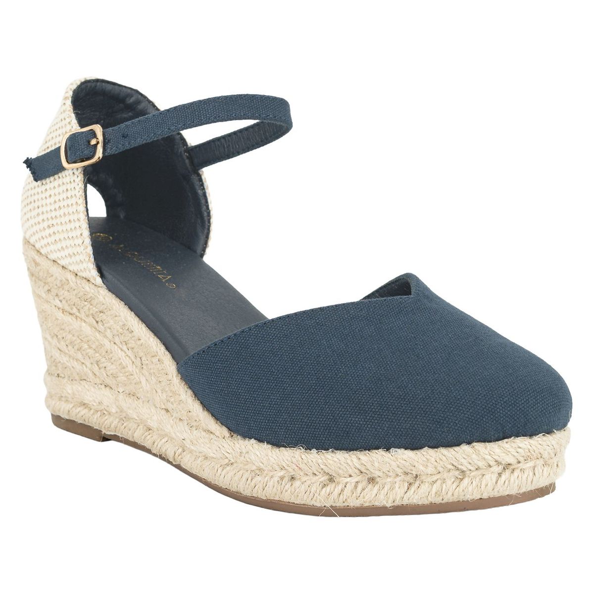ALQUIMIA - Sandalia Yute Mujer Azul Sole Alquimia