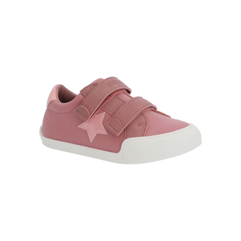 CALPANY - Zapatilla Cuero Ergonómica Nina Alaska Rosado CALPANY