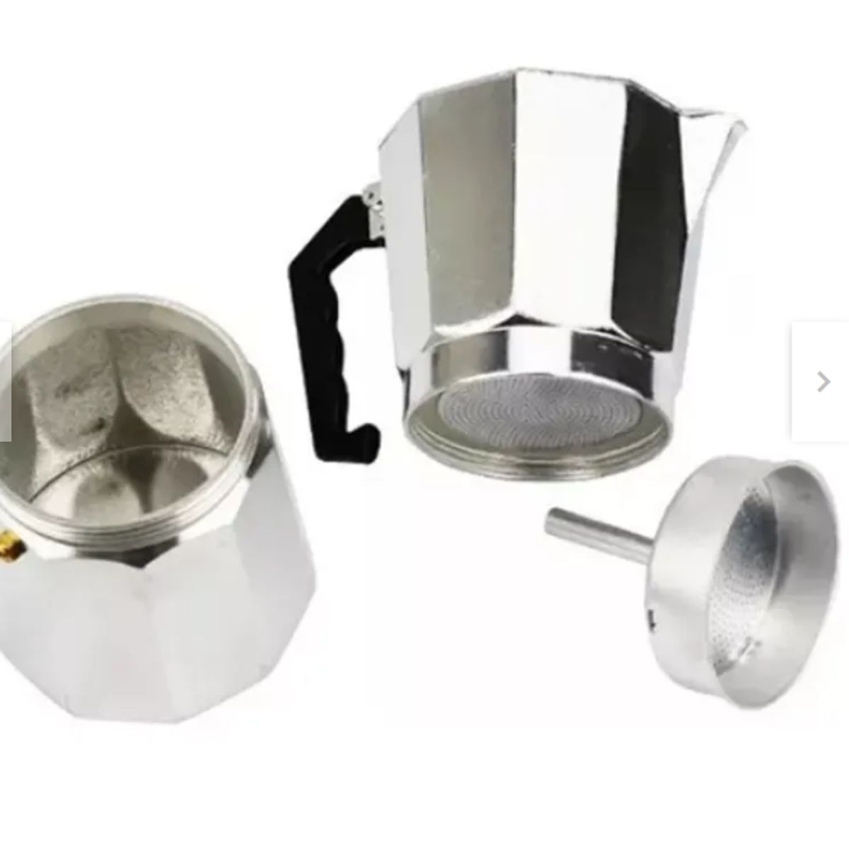 GENERICO - Cafetera Italiana 9 Tazas Cafetera Portatil Color Gris