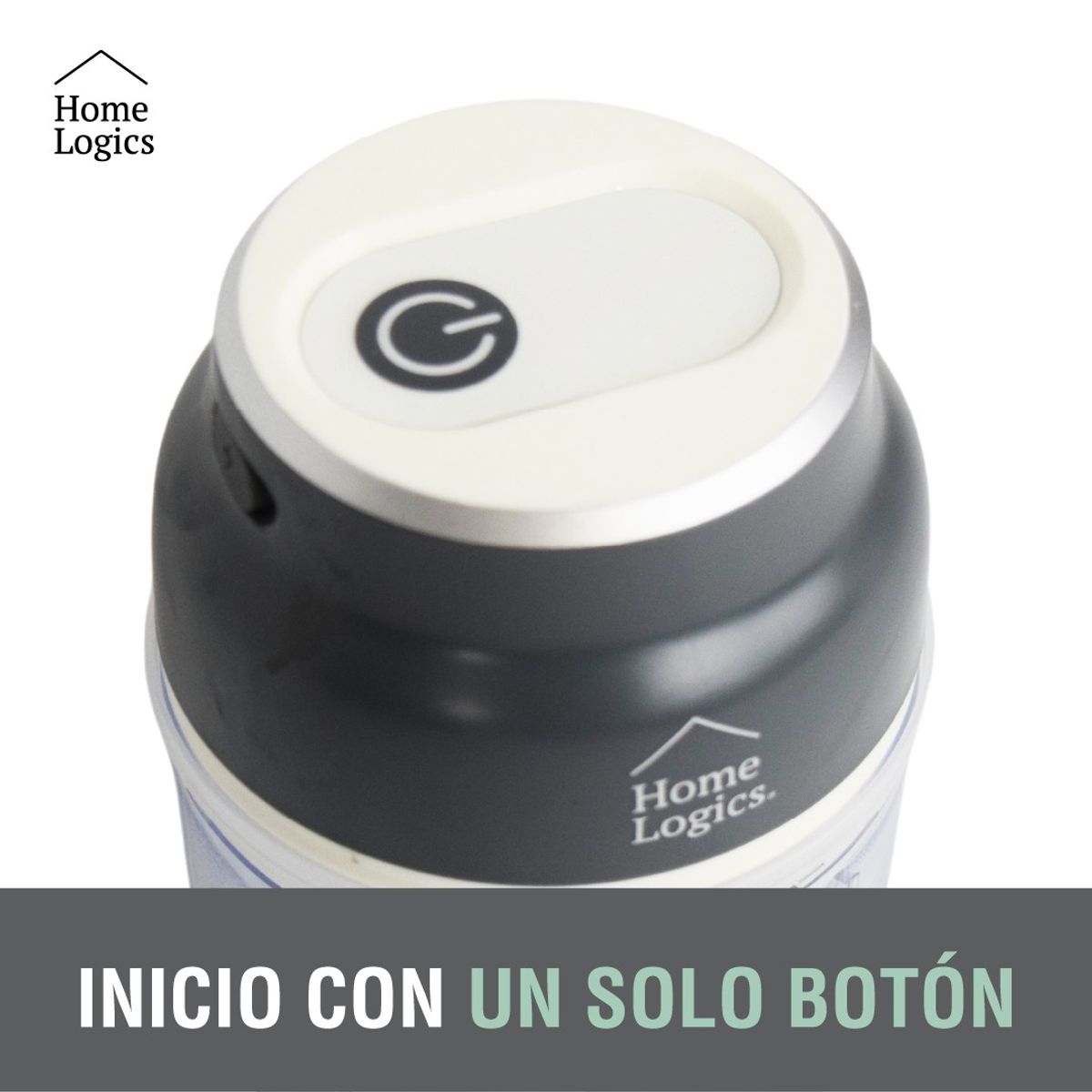 HOME LOGICS - Trituradora Picadora Portátil Gris 230ml Home Logics