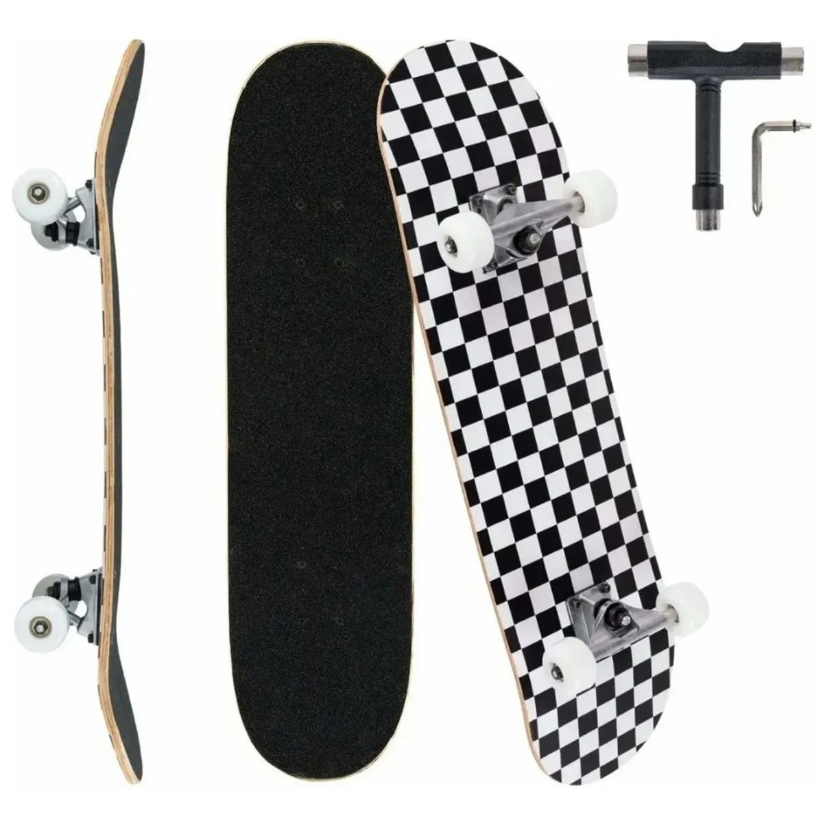 MUNDO MAGIA - Patineta Para Principiantes Adultos Adolescentes Skateboard