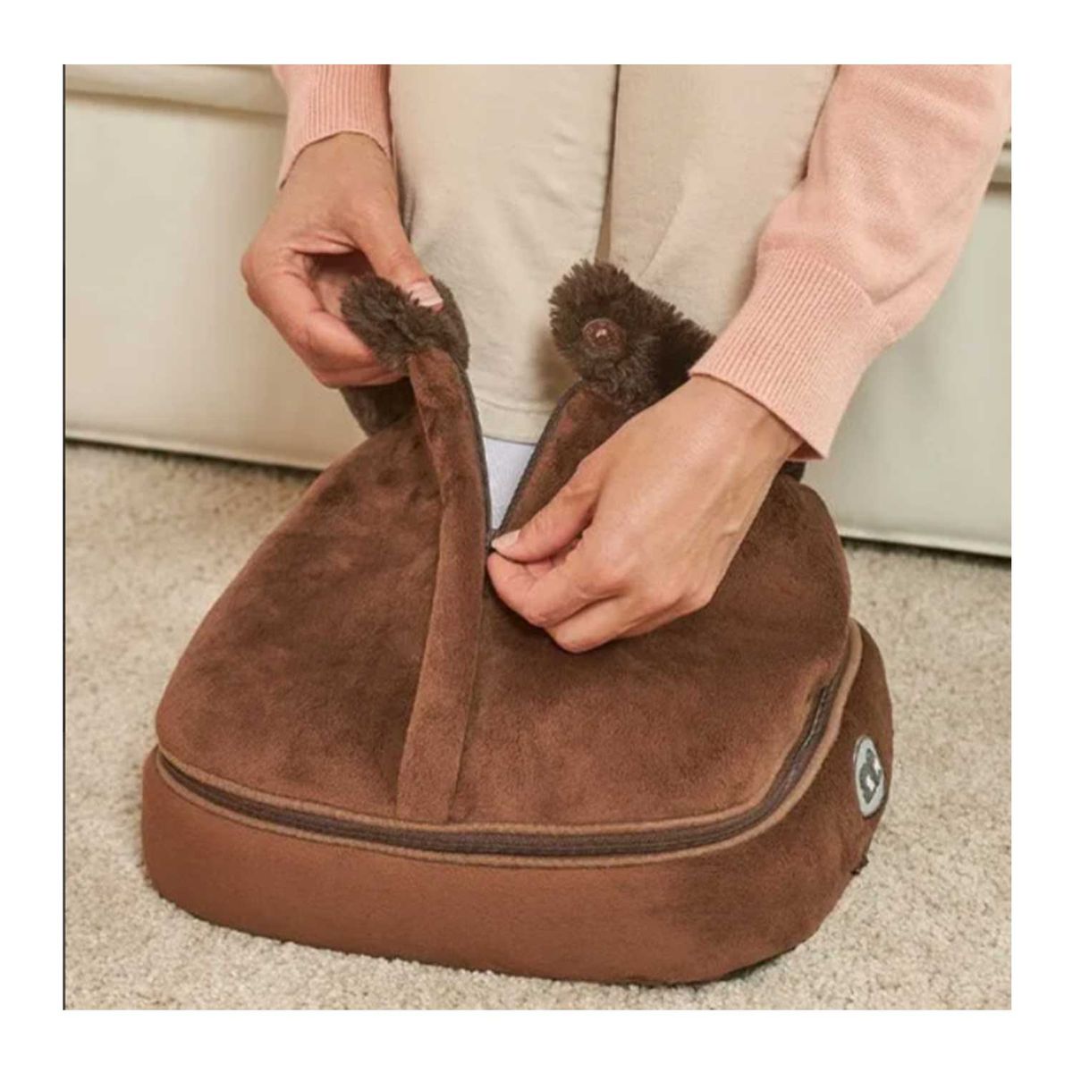 GENERICO - Masajeador y Calentador de Pies 2 en 1