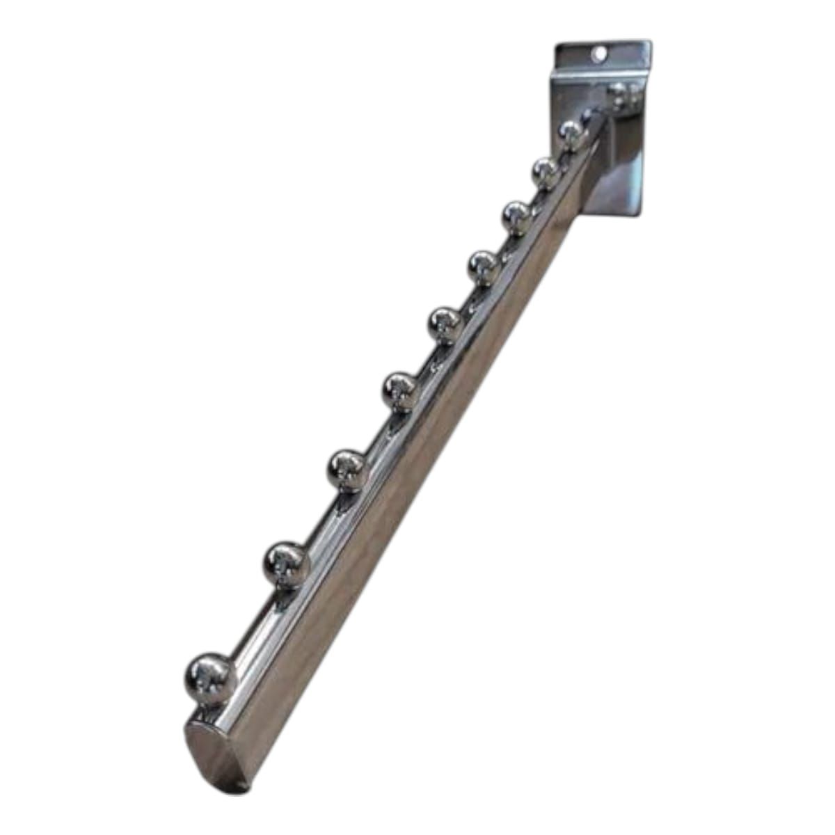 GENERICO - Pack x4 Ganchos Metalicos para Panel con 8 Puntos